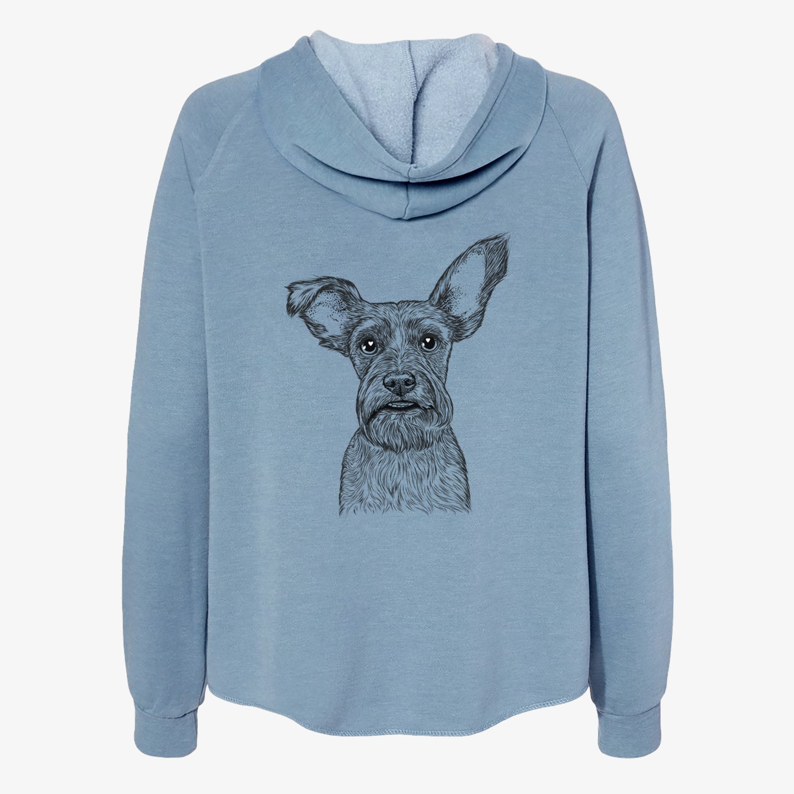 Sawyer the Snorkie - Women's Cali Wave Zip-Up Sweatshirt