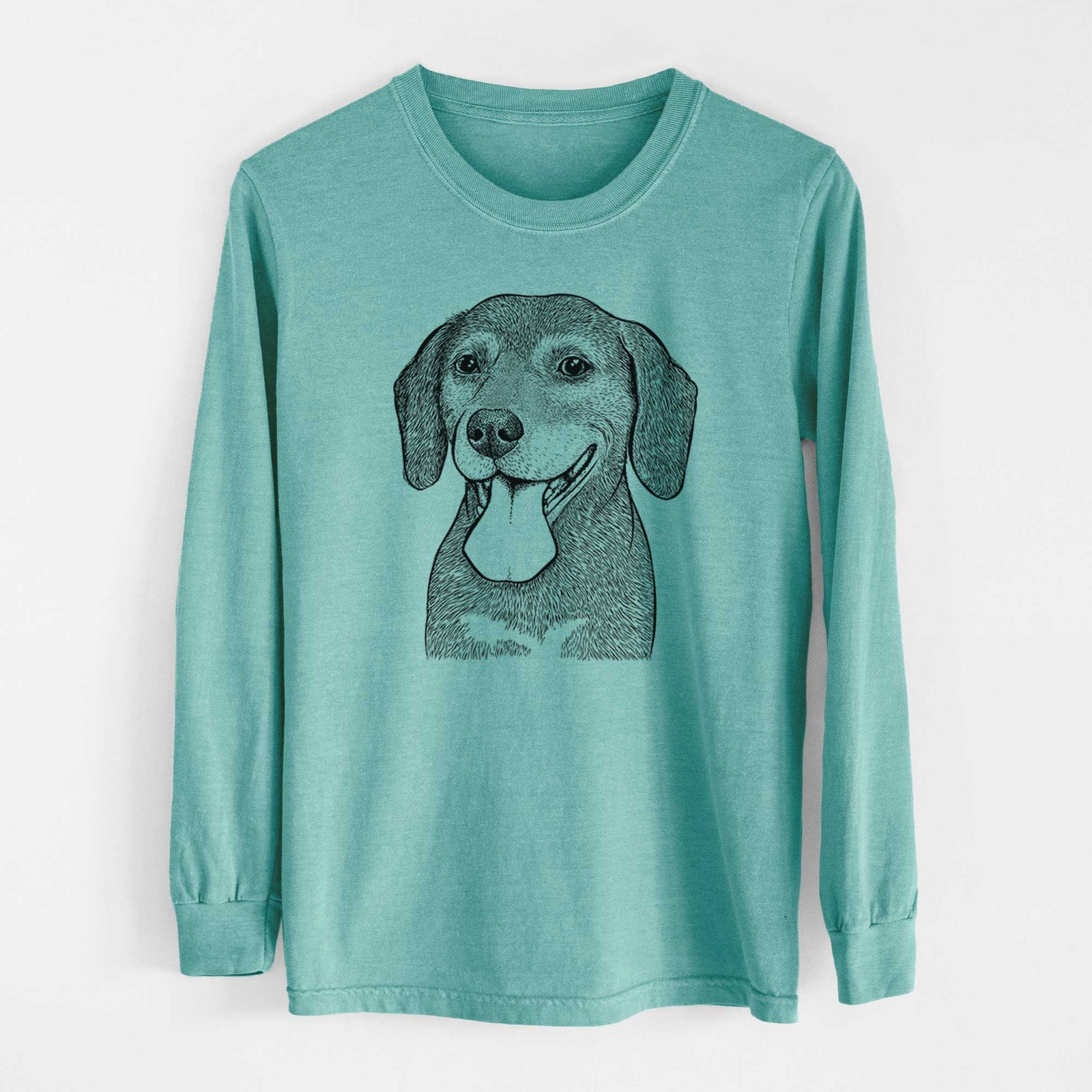 Bare Scarlett the Beagle - Heavyweight 100% Cotton Long Sleeve