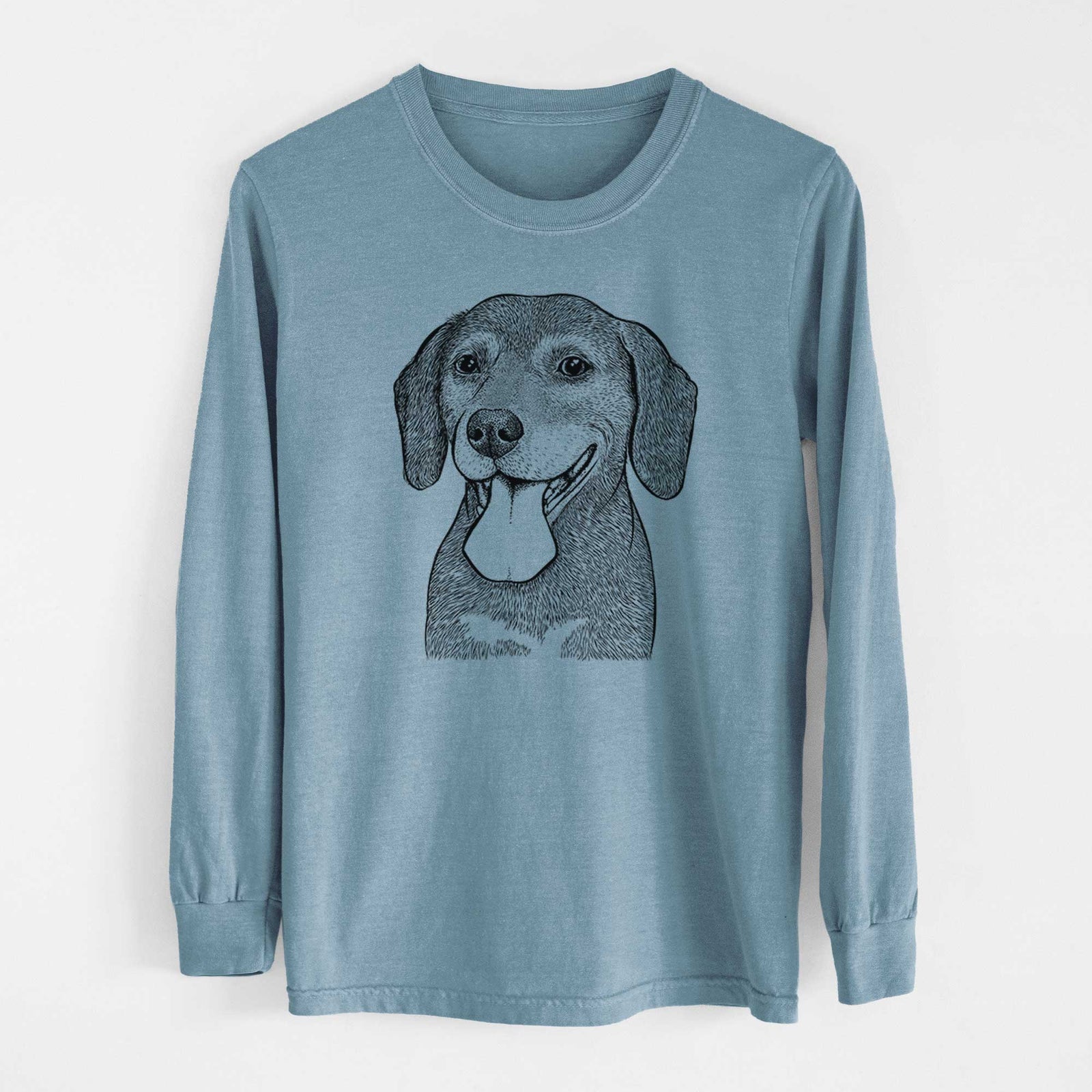 Bare Scarlett the Beagle - Heavyweight 100% Cotton Long Sleeve