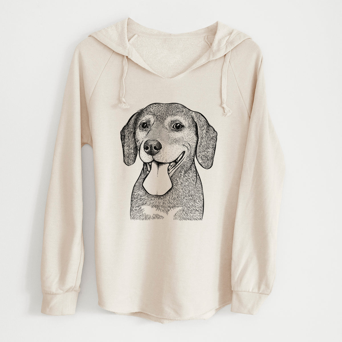 Bare Scarlett the Beagle - Cali Wave Hooded Sweatshirt