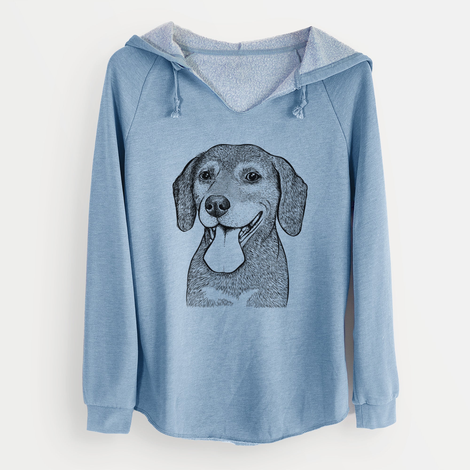 Bare Scarlett the Beagle - Cali Wave Hooded Sweatshirt