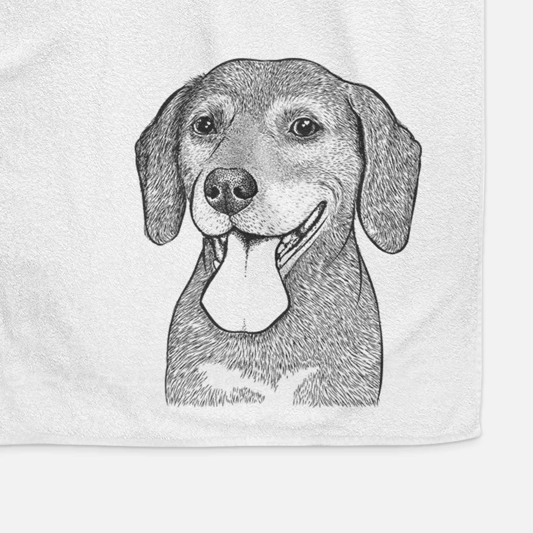 Scarlett the Beagle Decorative Hand Towel