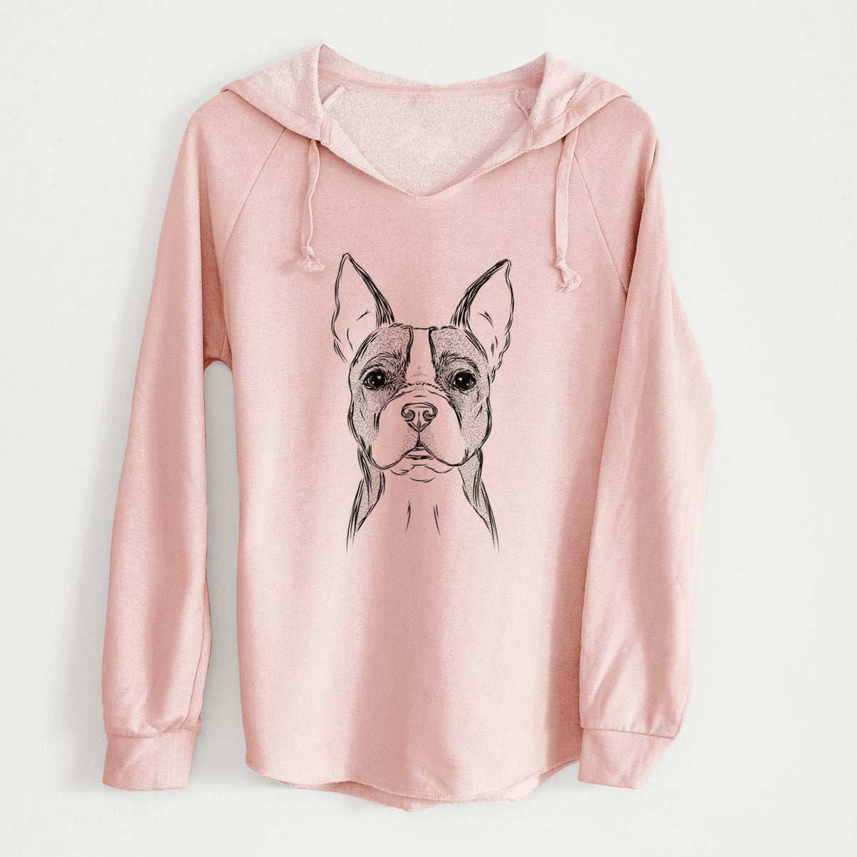 Bare Scout the Boston Terrier - Cali Wave Hooded Sweatshirt