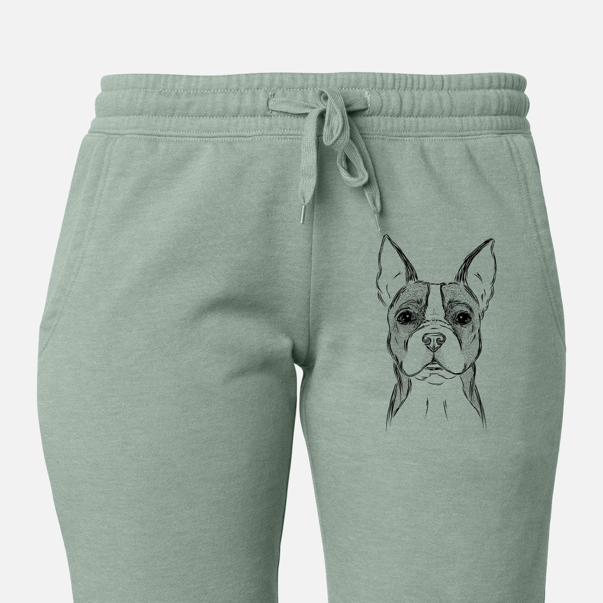 Scout the Boston Terrier - Women&#39;s Cali Wave Joggers