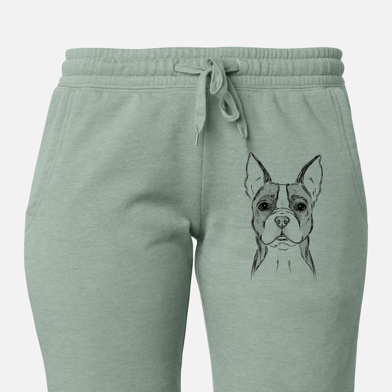 Scout the Boston Terrier - Women's Cali Wave Joggers