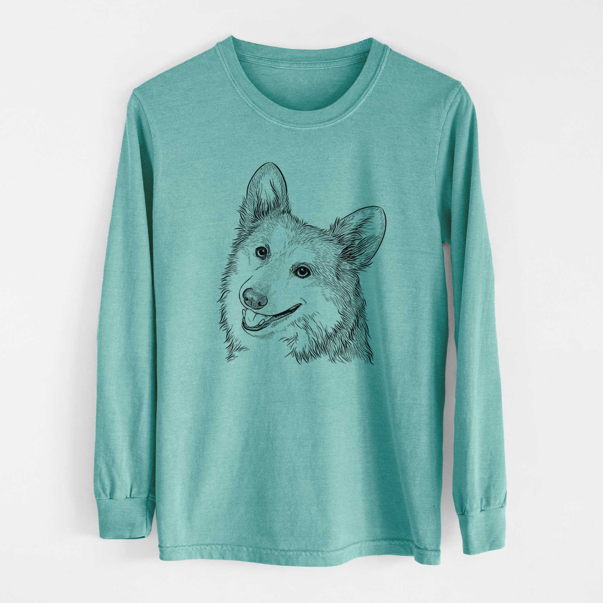 Bare Scout the Pembroke Welsh Corgi - Heavyweight 100% Cotton Long Sleeve