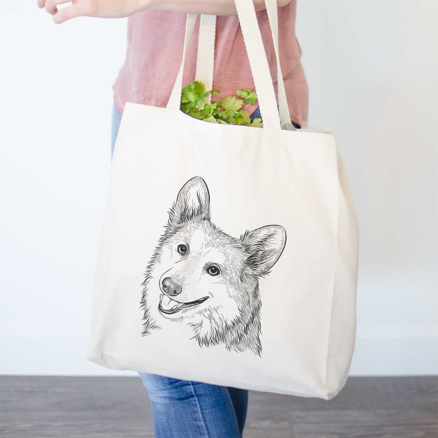 Scout the Pembroke Welsh Corgi - Tote Bag