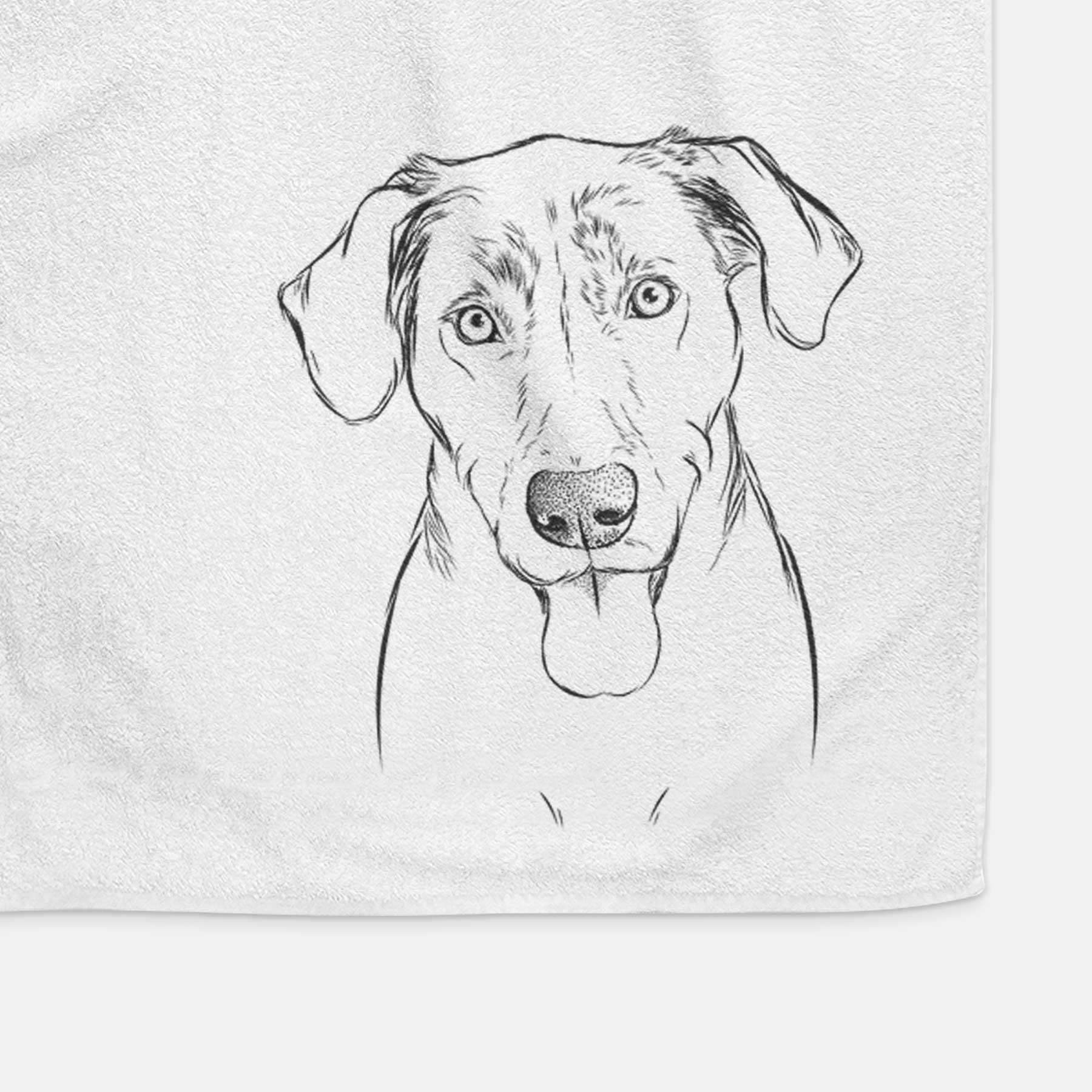 Scout Marie the Chocolate Lab Decorative Hand Towel