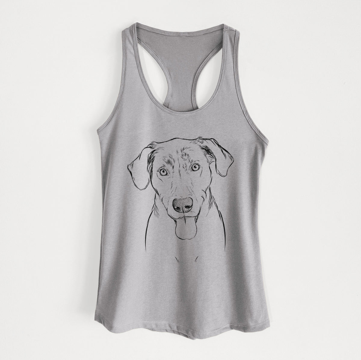 Scout Marie the Chocolate Lab - Women&#39;s Racerback Tanktop