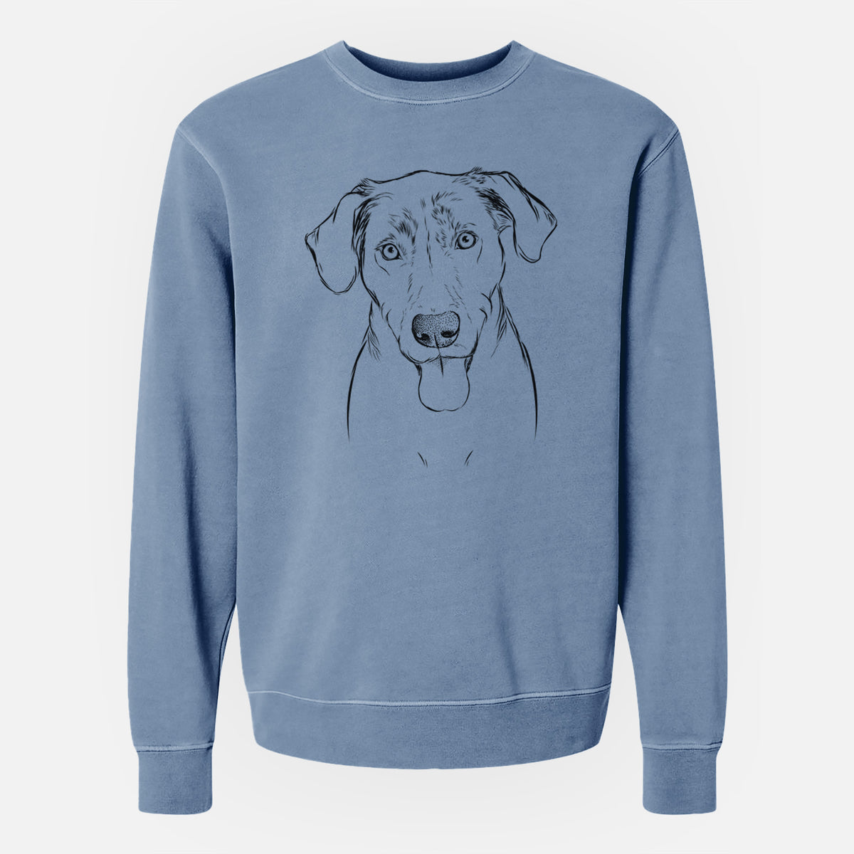 Bare Scout Marie the Chocolate Lab - Unisex Pigment Dyed Crew Sweatshirt