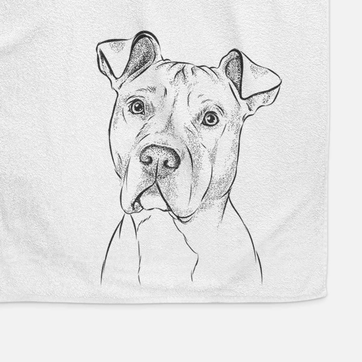 Scraps the American Staffordshire Mix Decorative Hand Towel