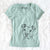 Bare Scraps the American Staffordshire Mix - Women's V-neck Shirt