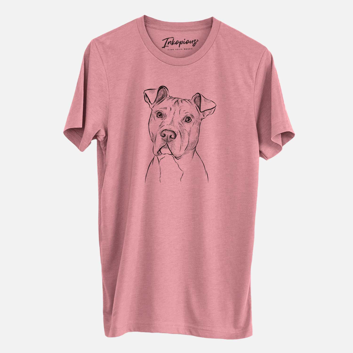 Bare Scraps the American Staffordshire Mix - Unisex Crewneck