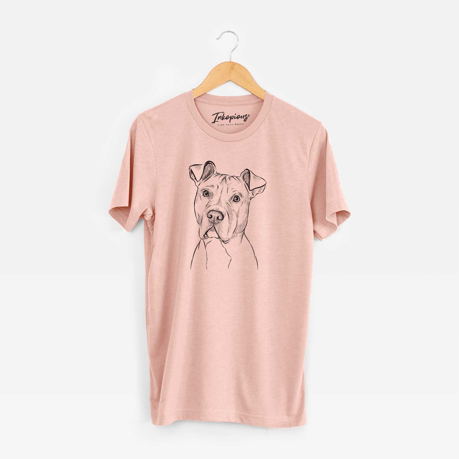 Bare Scraps the American Staffordshire Mix - Unisex Crewneck