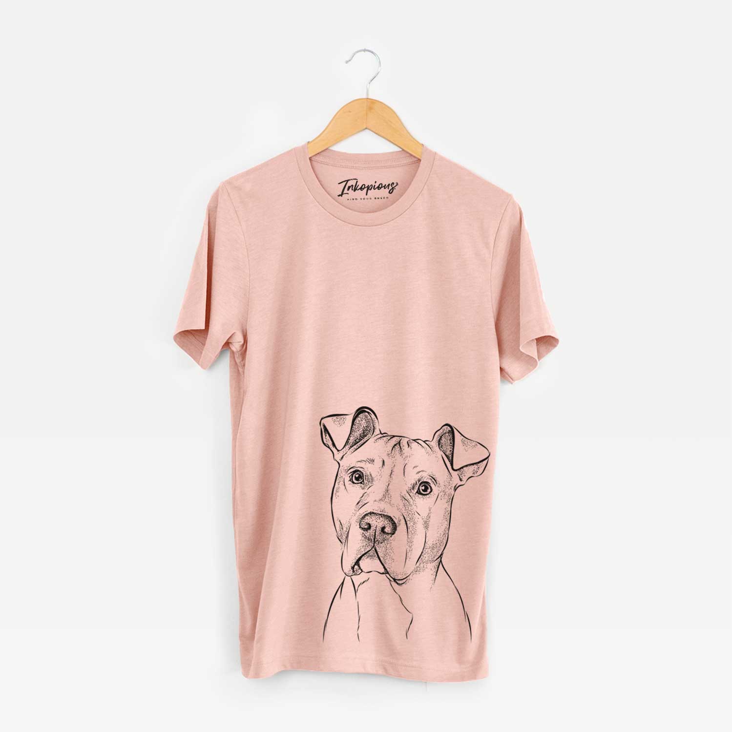 Bare Scraps the American Staffordshire Mix - Unisex Crewneck