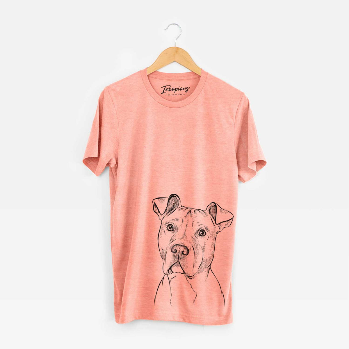 Bare Scraps the American Staffordshire Mix - Unisex Crewneck