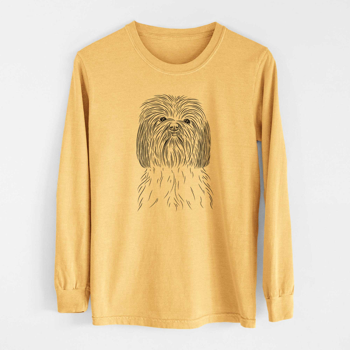 Bare Scully the Shih Tzu - Heavyweight 100% Cotton Long Sleeve