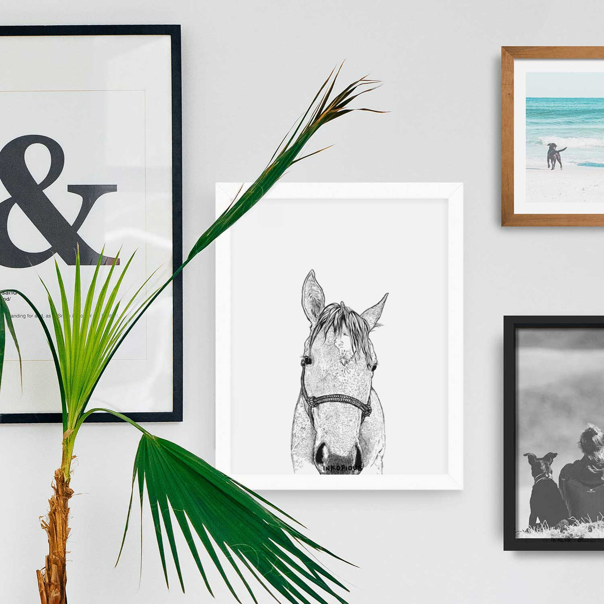 SeaBee the Quarter Horse Art Print