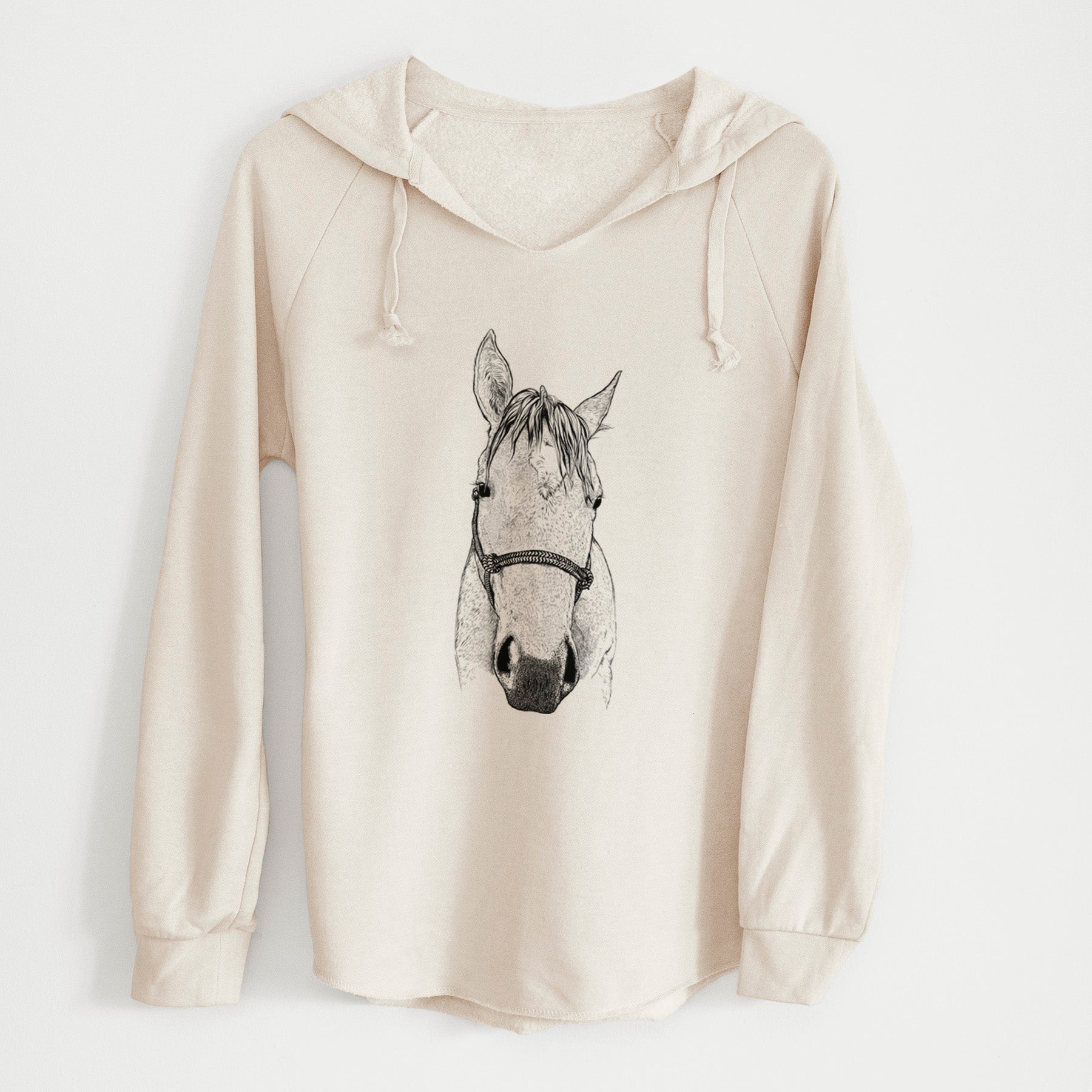 Bare SeaBee the Quarter Horse - Cali Wave Hooded Sweatshirt