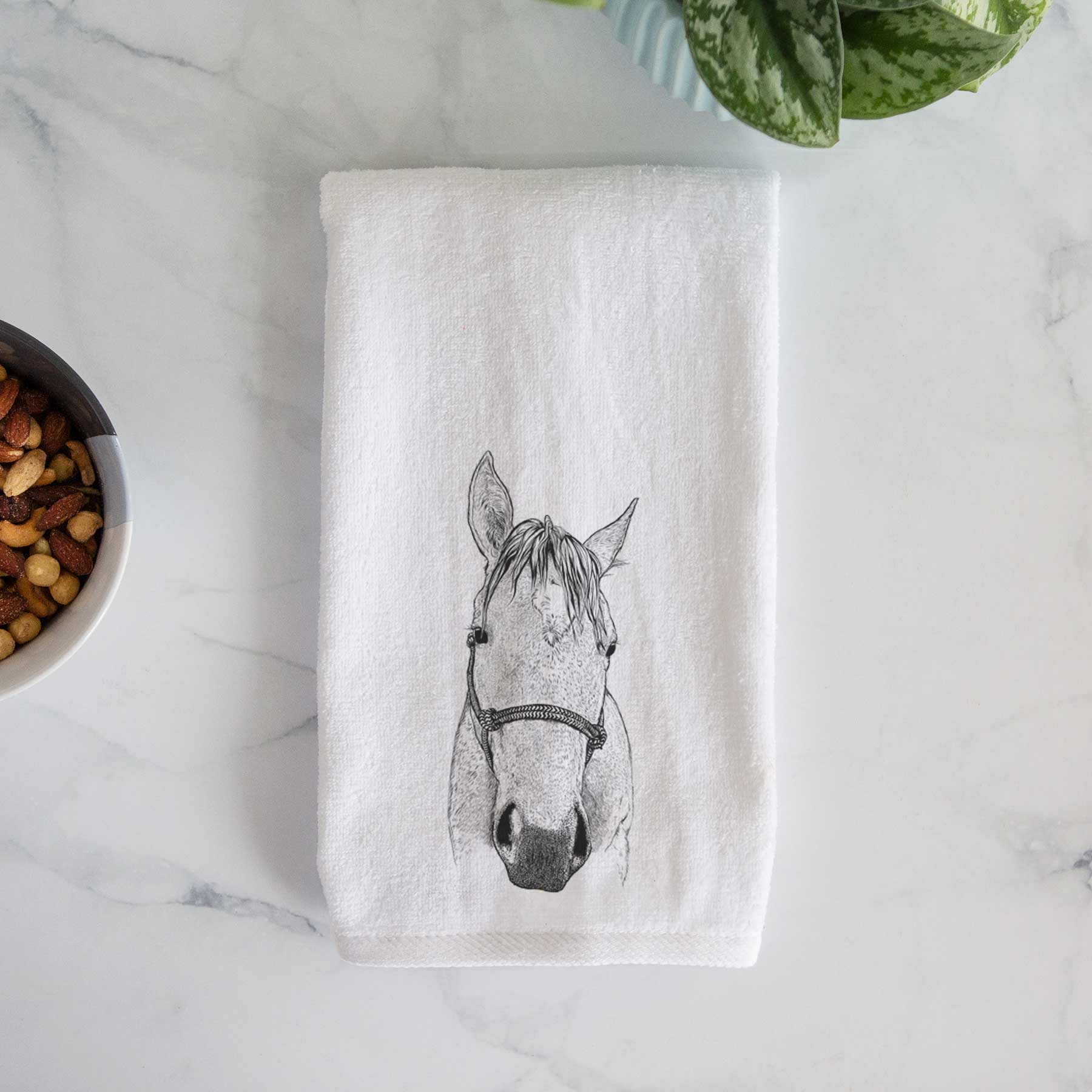 SeaBee the Quarter Horse Decorative Hand Towel