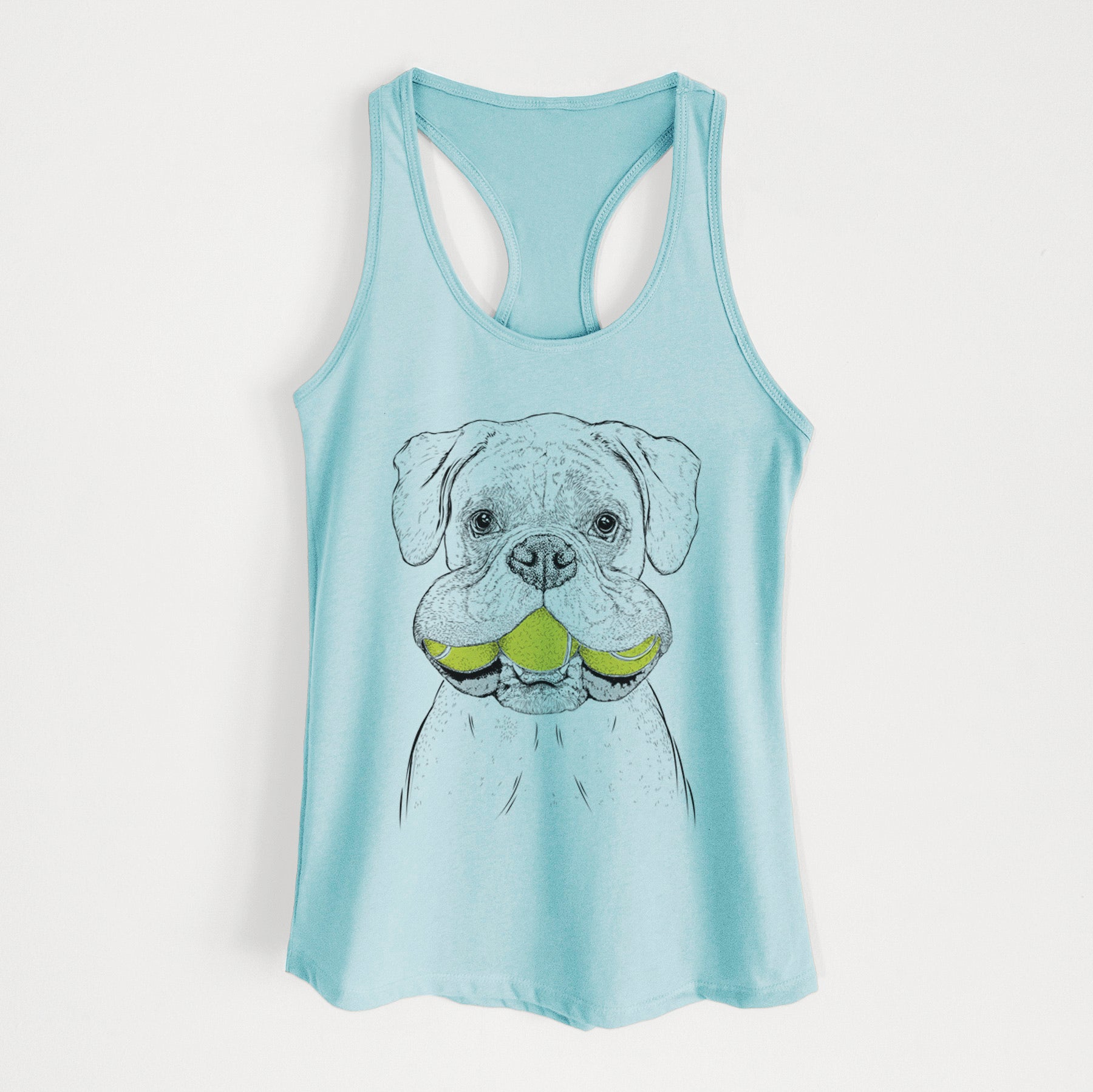 Seamus the Boxer - Women's Racerback Tanktop