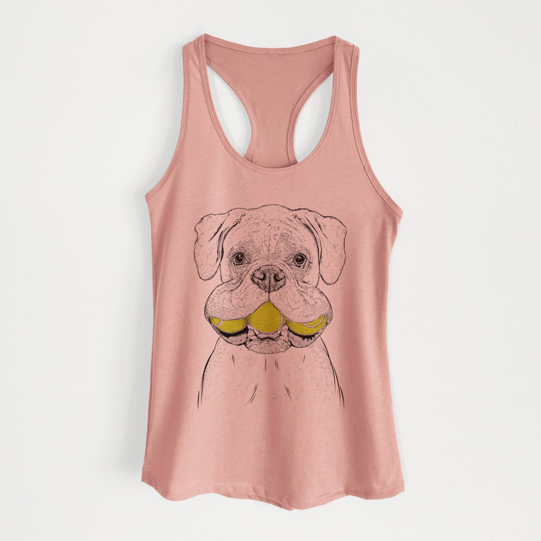 Seamus the Boxer - Women's Racerback Tanktop