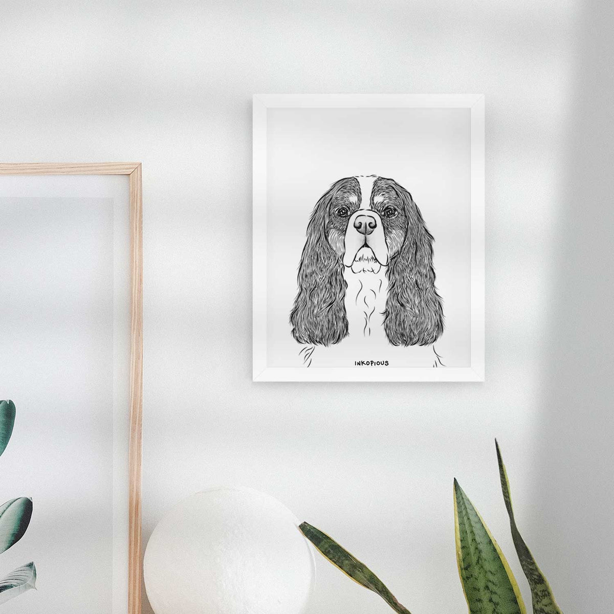 Sebastian the Cavalier King Charles Spaniel Art Print