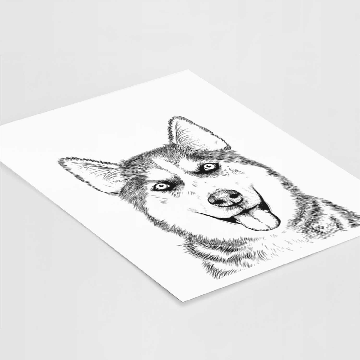 Sesi the Siberian Husky Art Print