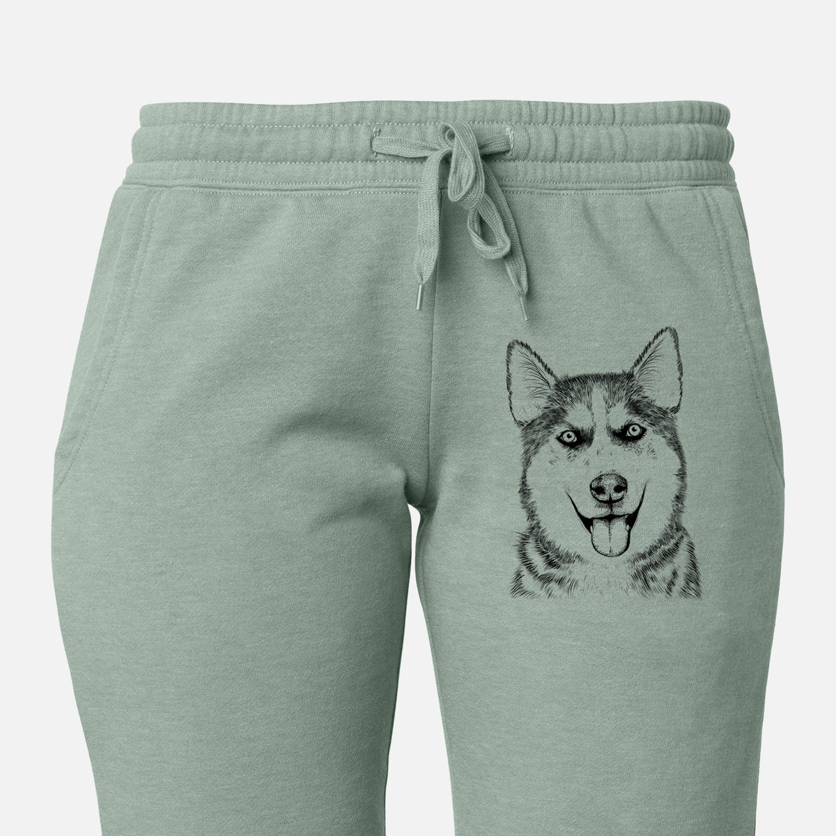 Sesi the Siberian Husky - Women&#39;s Cali Wave Joggers
