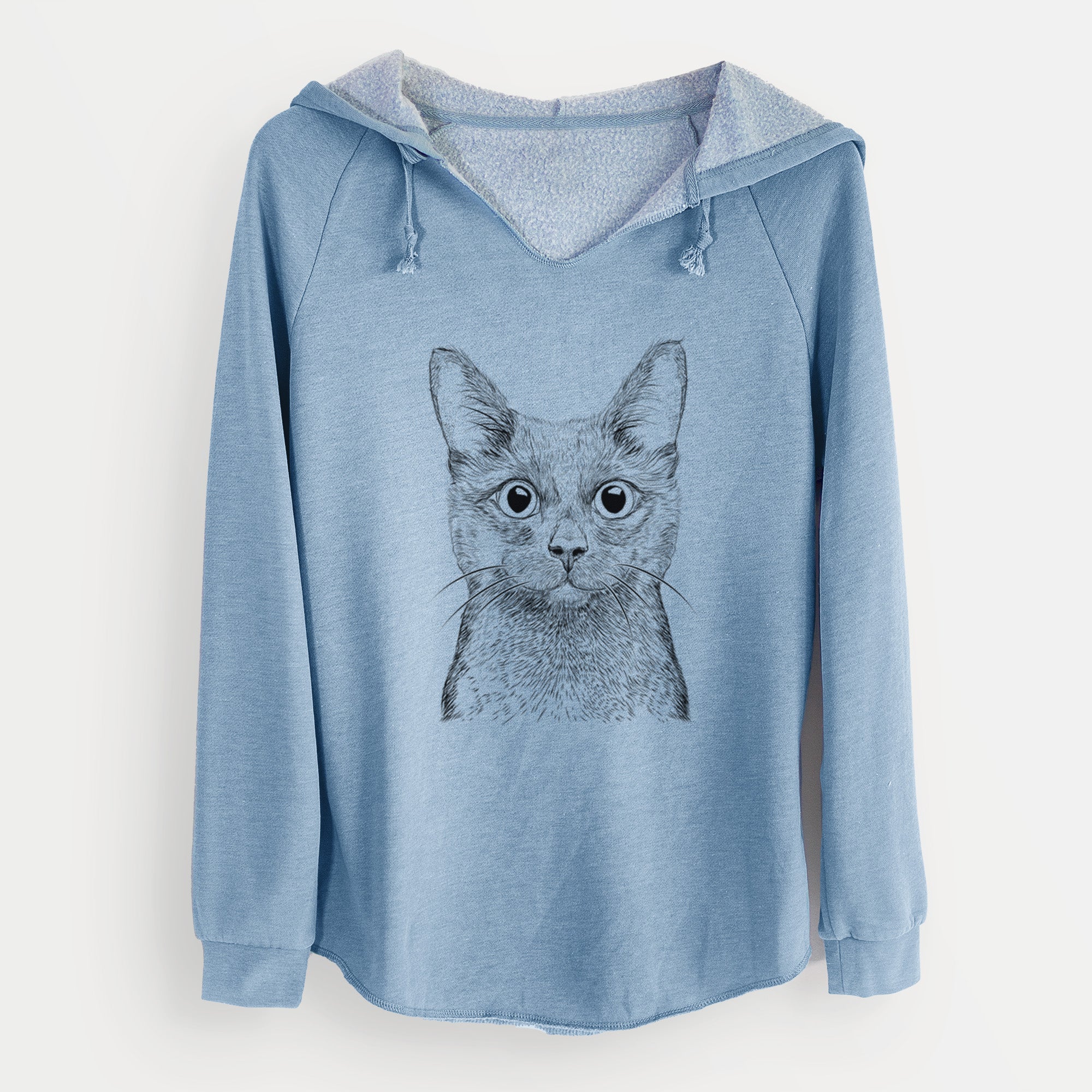 Bare Shadow the Black Cat - Cali Wave Hooded Sweatshirt