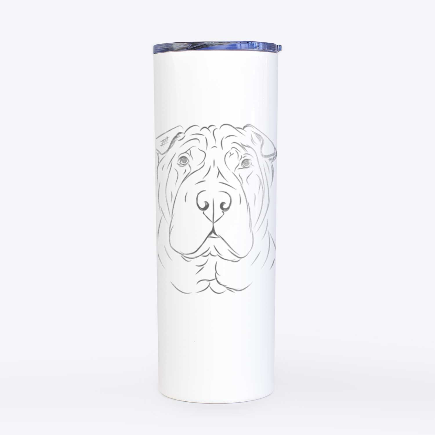 Sharpy the Shar Pei - 20oz Skinny Tumbler