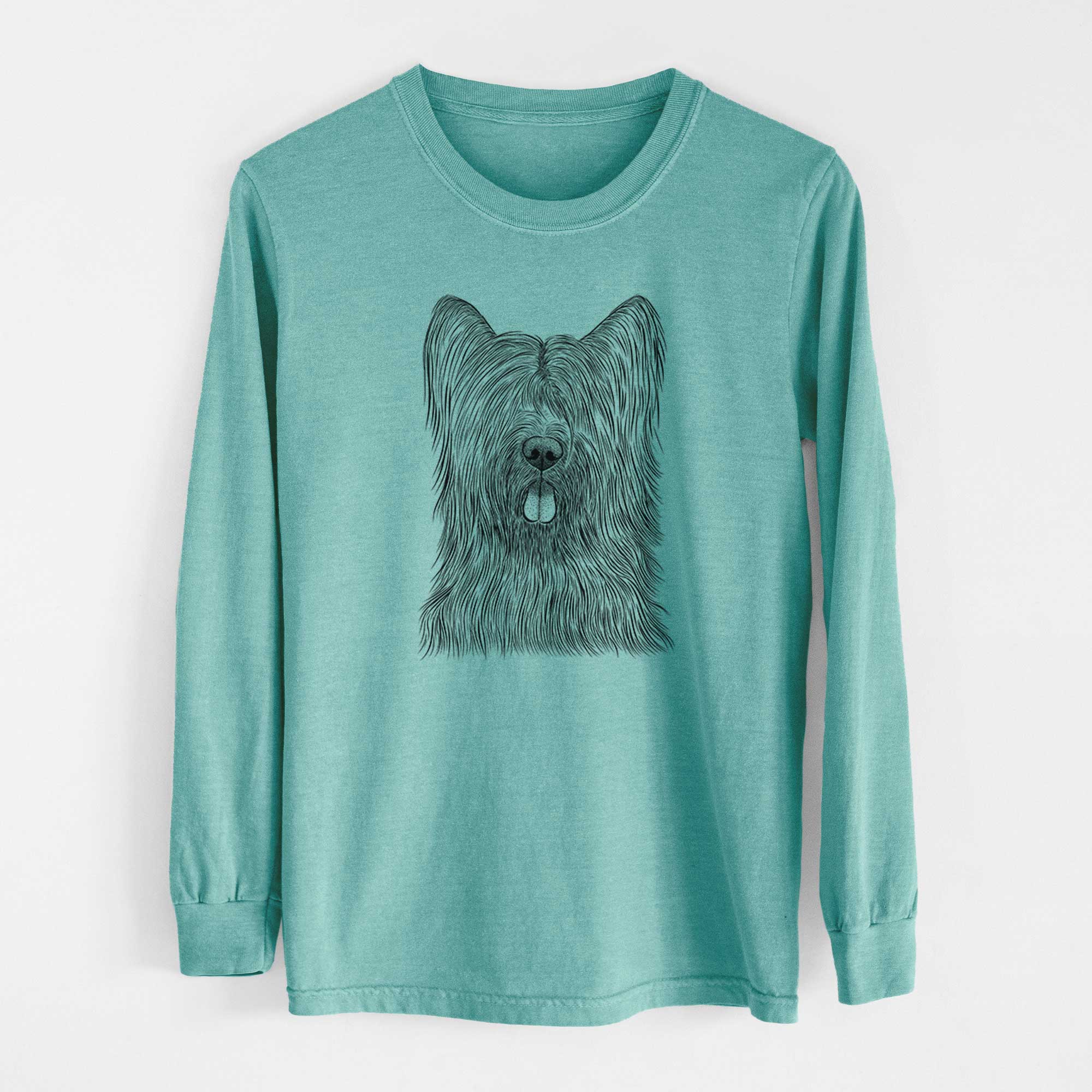 Bare Shay the Briard - Heavyweight 100% Cotton Long Sleeve