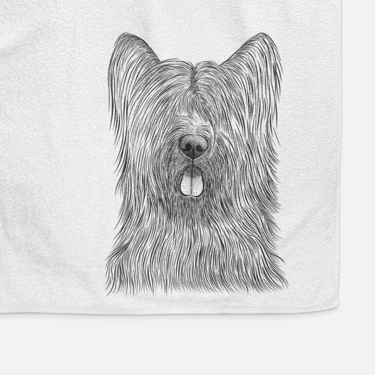 Shay the Briard Decorative Hand Towel