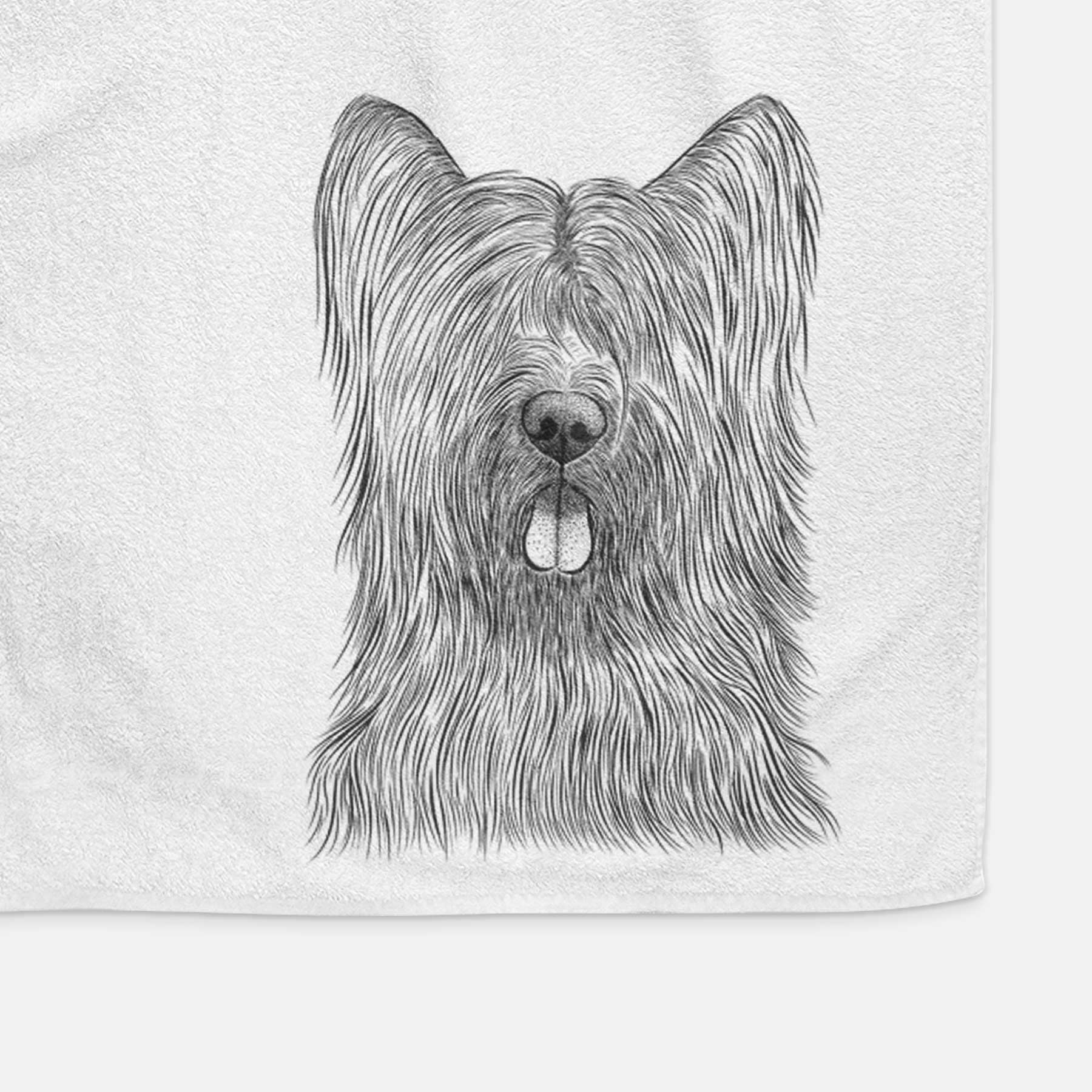 Shay the Briard Decorative Hand Towel