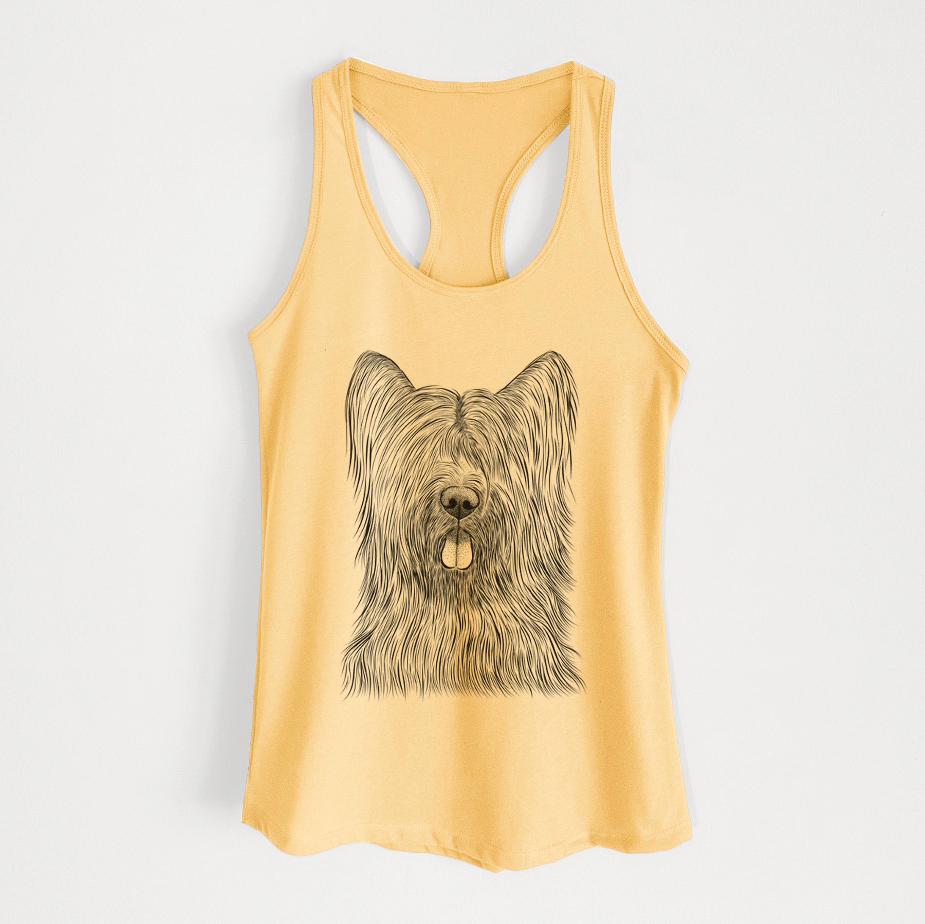 Shay the Briard - Women's Racerback Tanktop