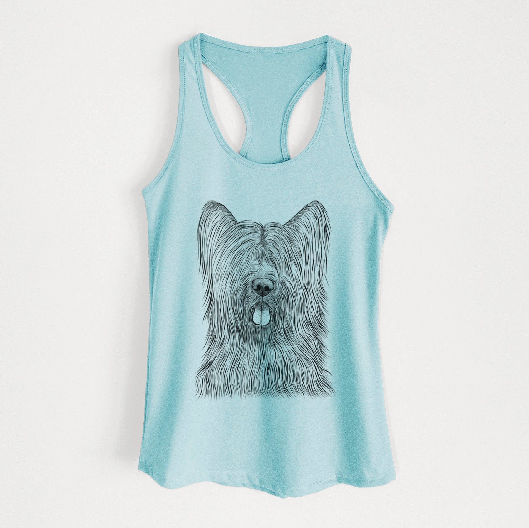 Shay the Briard - Women's Racerback Tanktop