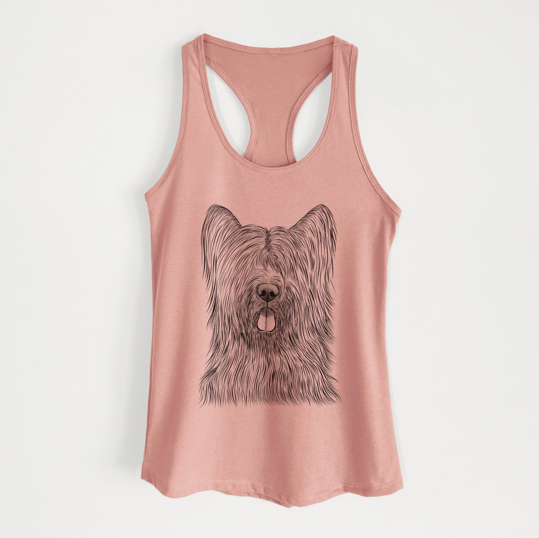 Shay the Briard - Women's Racerback Tanktop