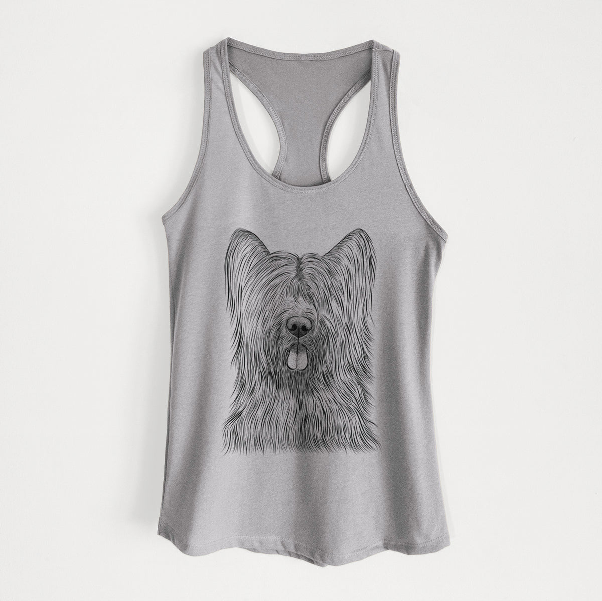 Shay the Briard - Women&#39;s Racerback Tanktop