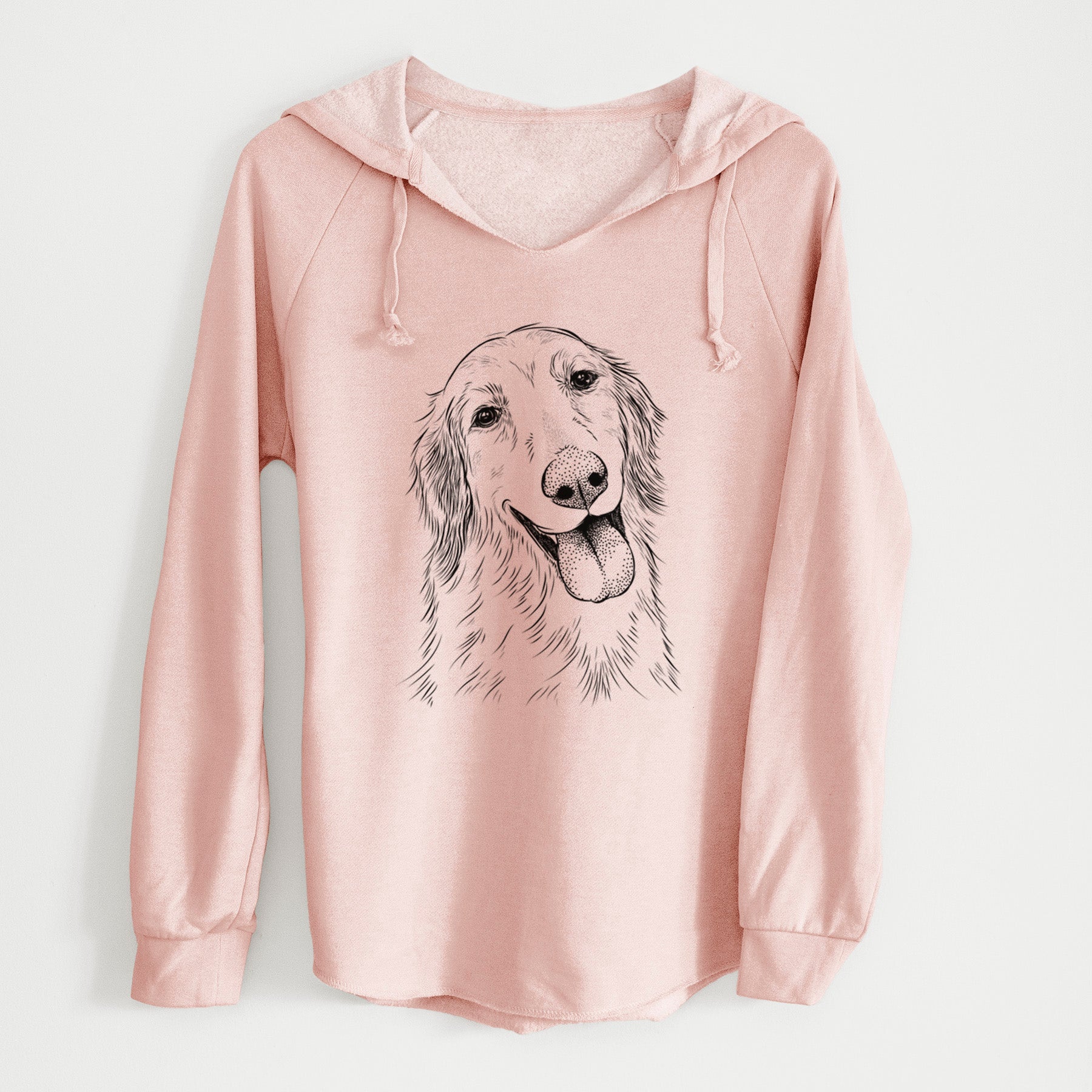 Bare Shelby the Golden Retriever - Cali Wave Hooded Sweatshirt