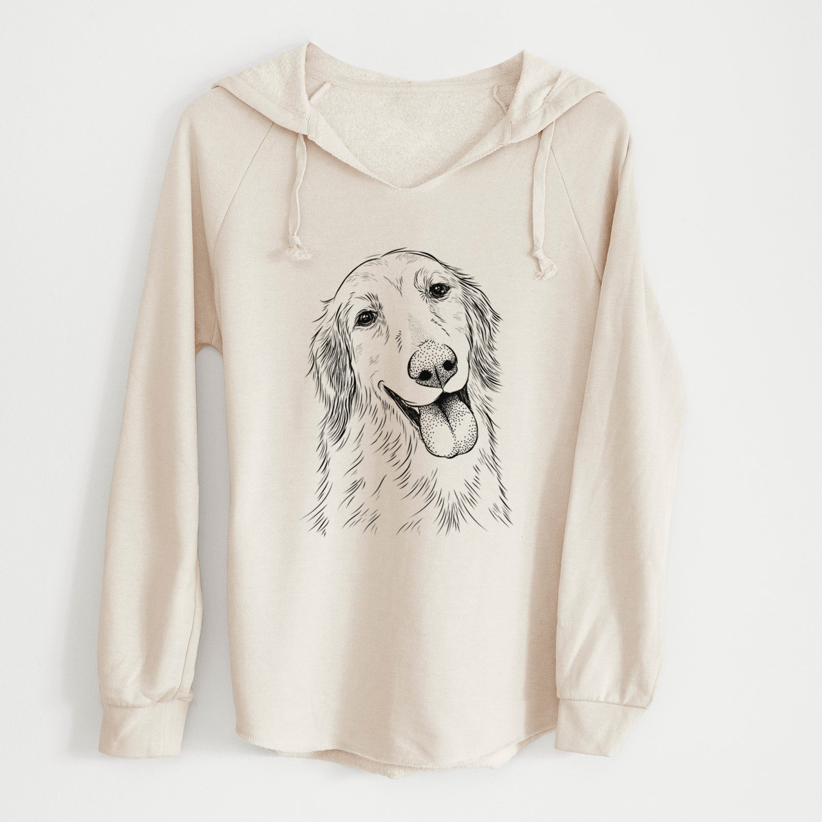 Bare Shelby the Golden Retriever - Cali Wave Hooded Sweatshirt