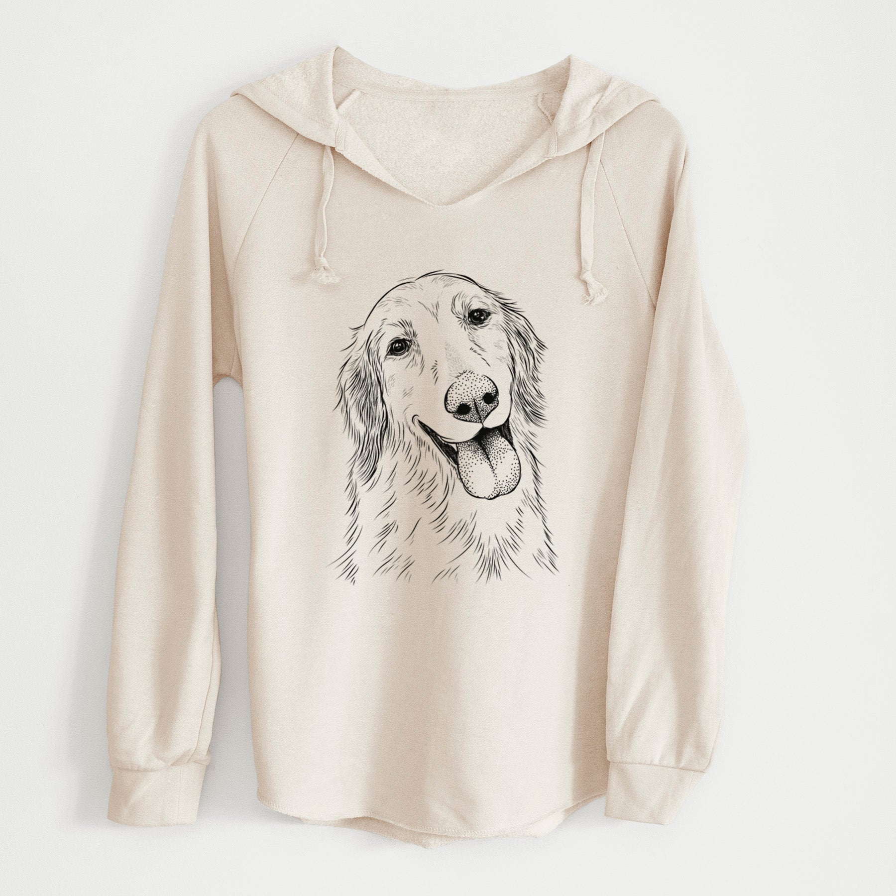 Bare Shelby the Golden Retriever - Cali Wave Hooded Sweatshirt