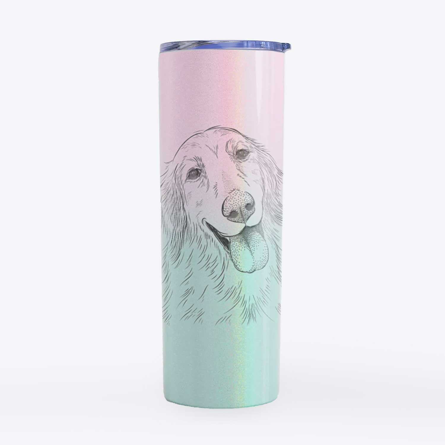 Shelby the Golden Retriever - 20oz Skinny Tumbler