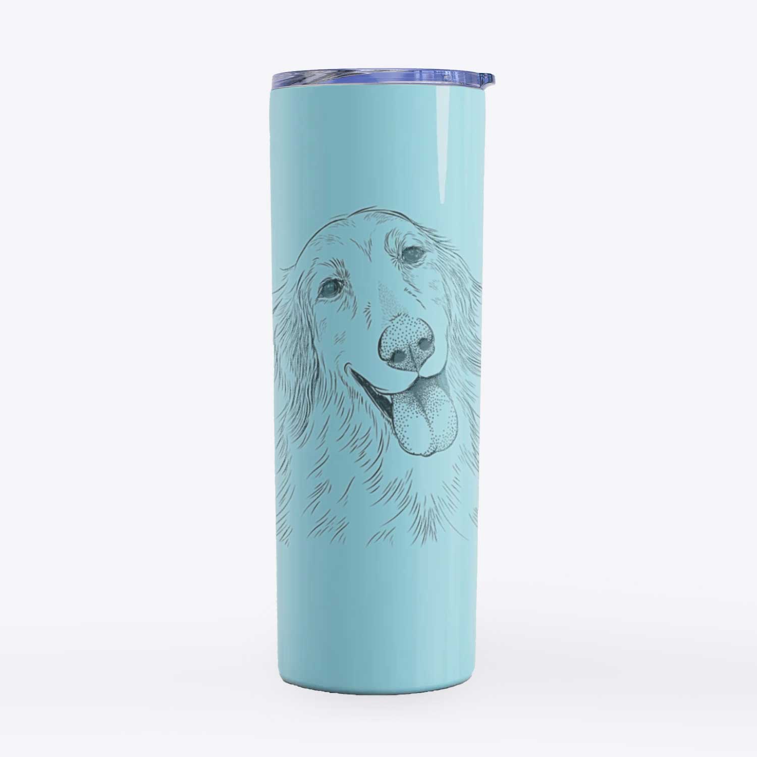 Shelby the Golden Retriever - 20oz Skinny Tumbler