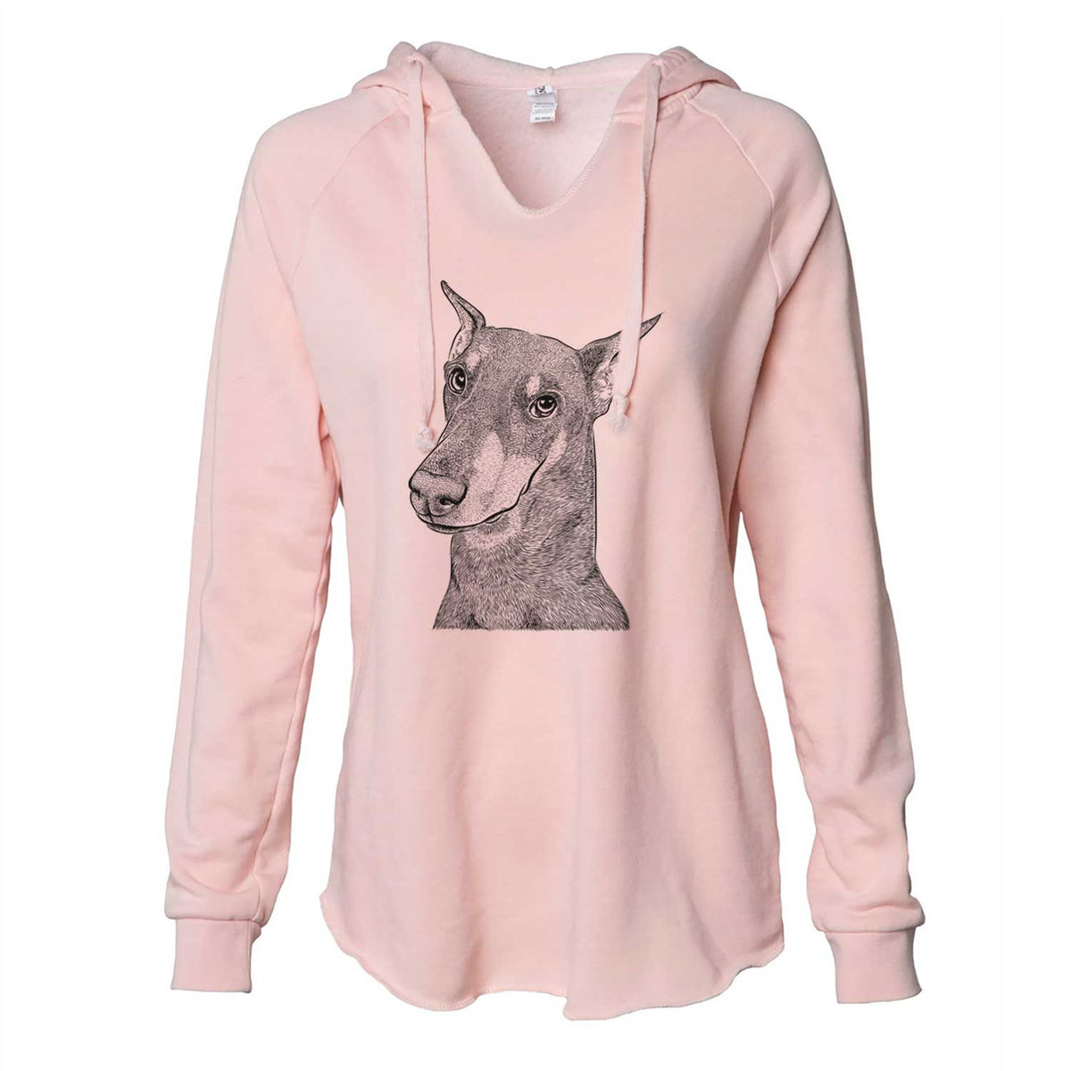 Shelby the Doberman Pinscher - Cali Wave Hooded Sweatshirt