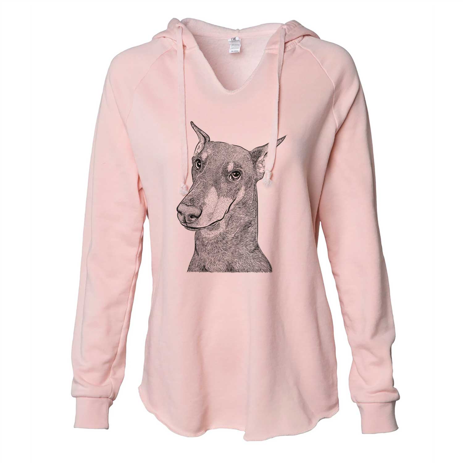 Shelby the Doberman Pinscher - Cali Wave Hooded Sweatshirt