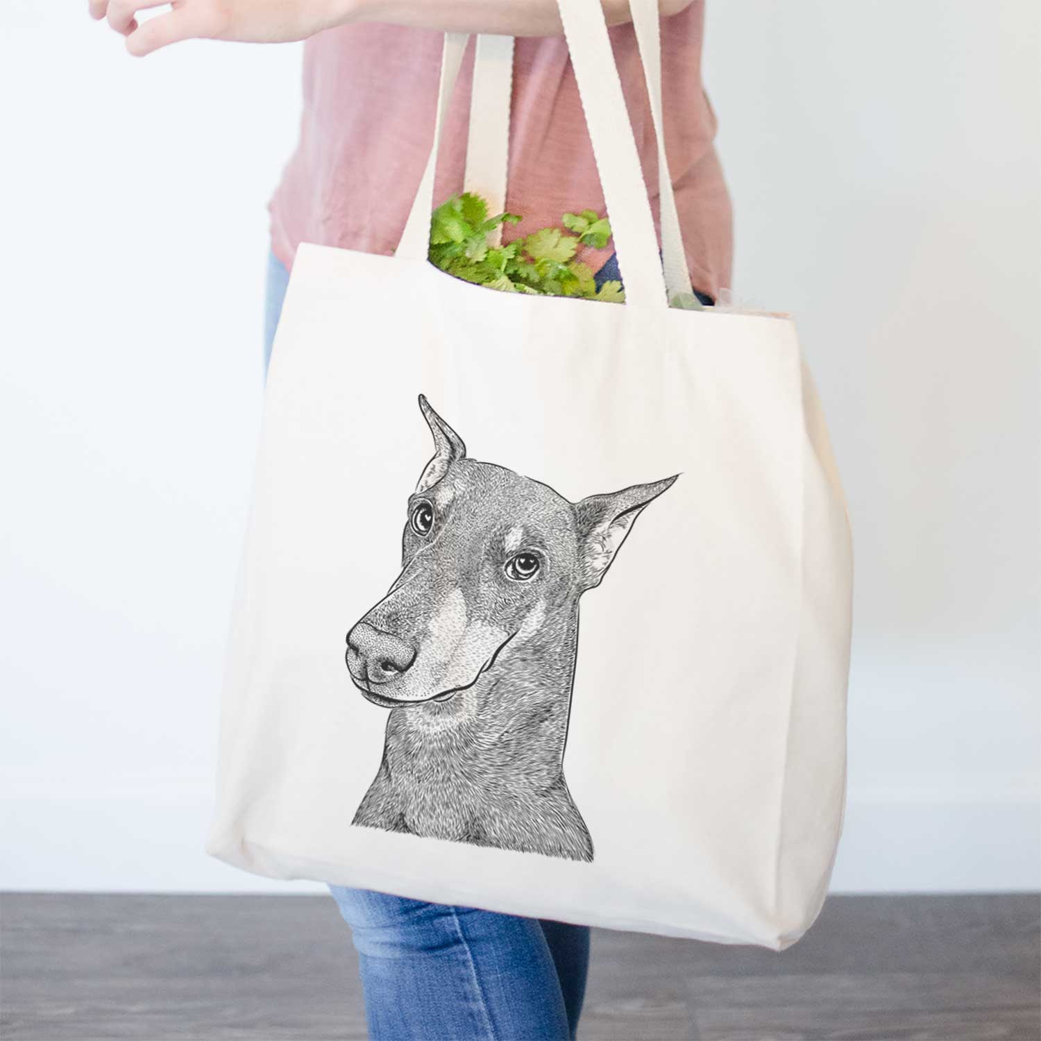 Shelby the Doberman Pinscher - Tote Bag