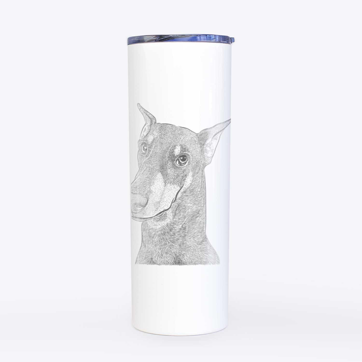 Shelby the Doberman Pinscher - 20oz Skinny Tumbler