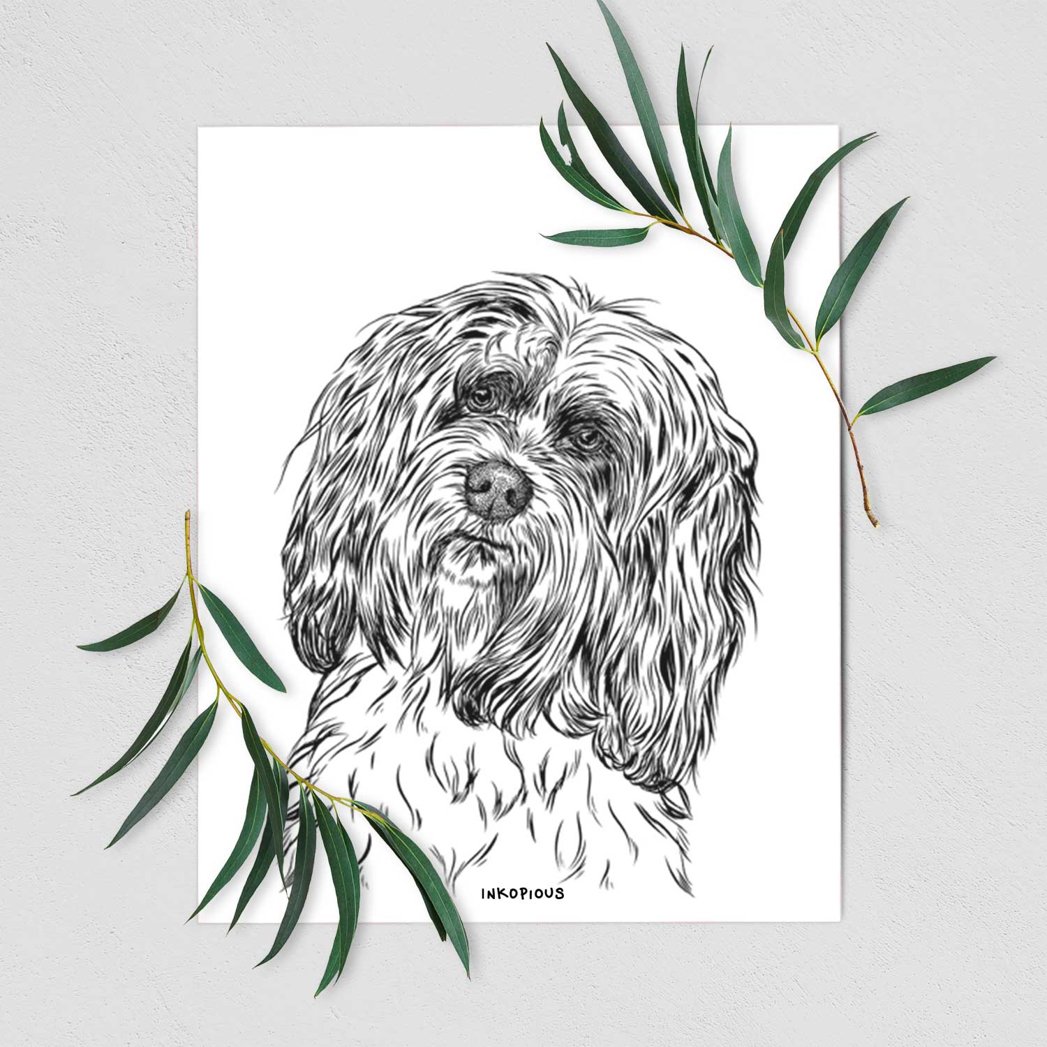 Shenpa the Tibetan Terrier Art Print