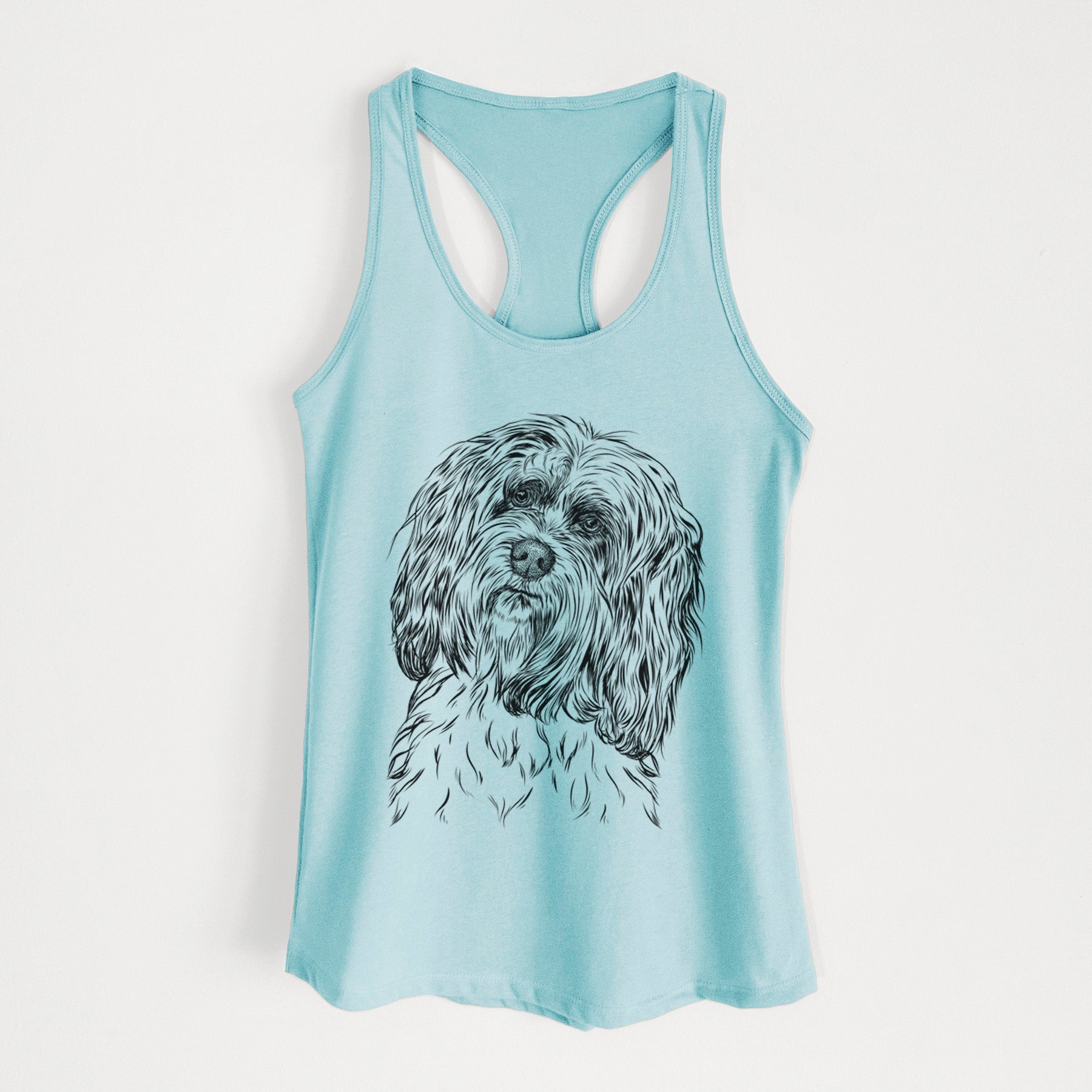 Shenpa the Tibetan Terrier - Women's Racerback Tanktop