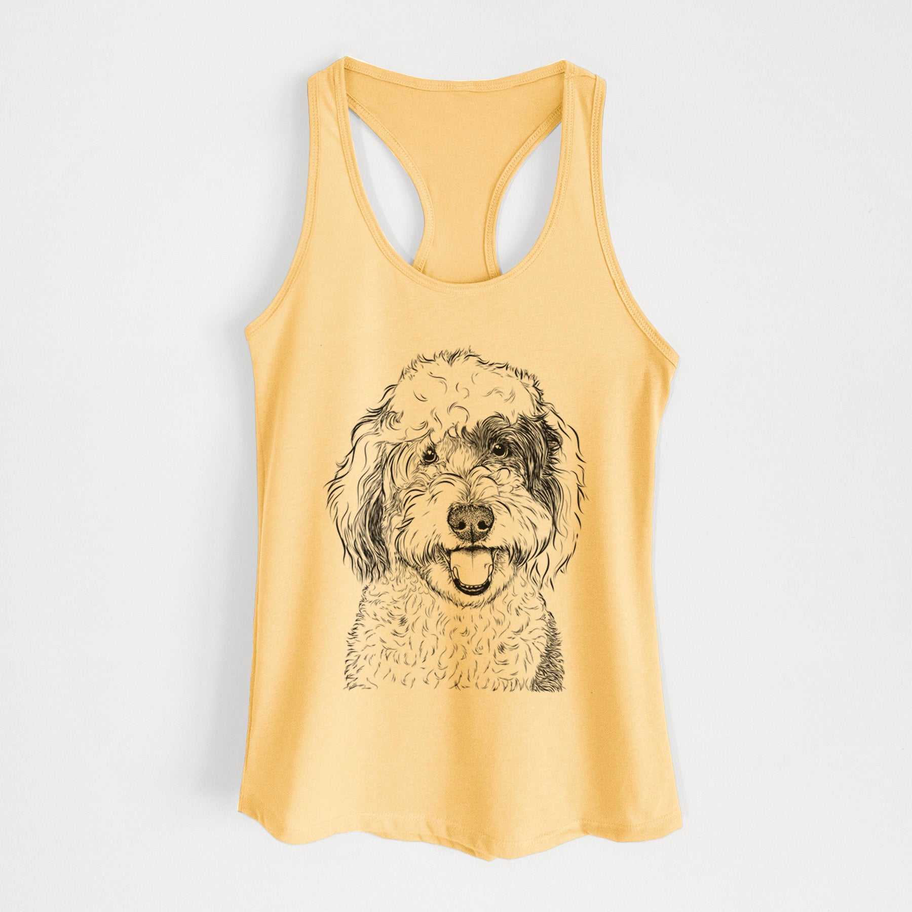 Sherlock the Sheepadoodle - Women's Racerback Tanktop